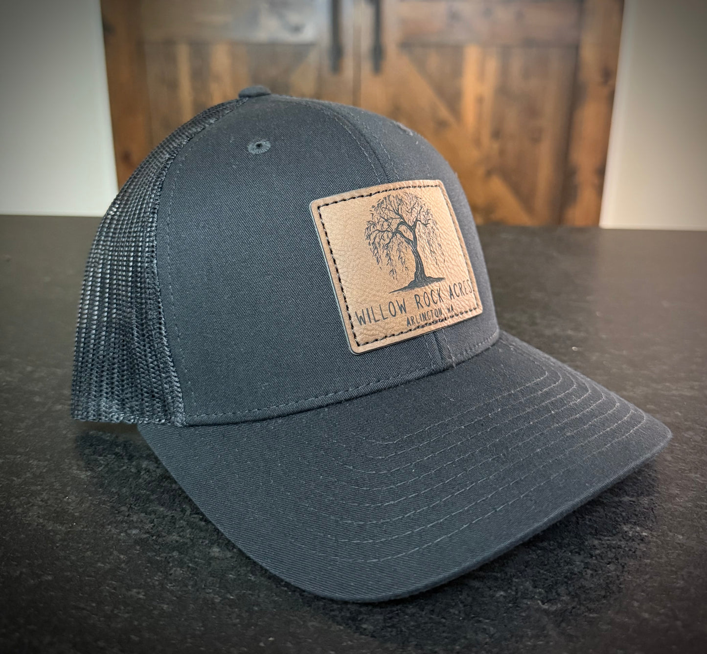 Richardson 112 trucker hat in Black