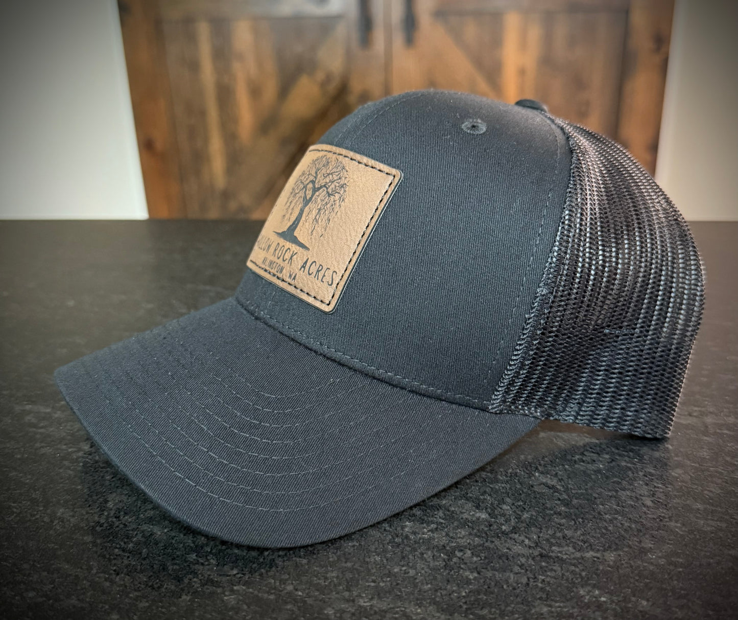 Richardson 112 trucker hat in Black